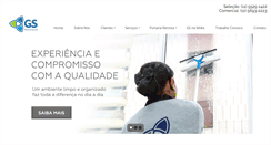 Desktop Screenshot of gssaneamento.com.br