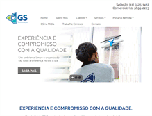Tablet Screenshot of gssaneamento.com.br